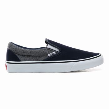 Vans Suede Classic - Miesten Slip-on kengät - Sininen